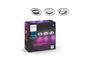 Smarthus - Philips Hue Centura innfelt spotlight 3-pakning – hvit og fargestemning - 929003809701