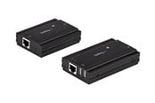 Repeater, forsterkere, bridges og transceivere - StarTech.com 4-Port USB 2.0 Extender Hub over Single CAT5e/CAT6 Ethernet Cable (RJ45) - 330ft (100m) - USB Extender Hub Adapter Kit - USB2004EXT100