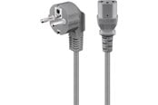 Strømkabel (ekstern) - Pro Cold-device connection cord angled 2 m grey - 4040849500763