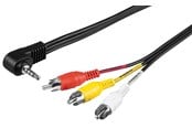 Lydkabel - Pro Adapter cable composite audio/video to 3.5 mm - 4040849502095