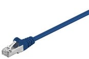 Nettverkskabel - Pro CAT 5e patchcable F/UTP blue 2 m - 4040849501593