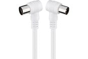 Antennekabler - Pro Angled antenna cable (<70 dB) 2x shielded - 4040849115240