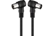 Antennekabler - Pro Angled antenna cable (<70 dB) 2x shielded 1.5m - 4040849115257
