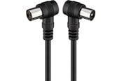 Antennekabler - Pro Angled antenna cable (<70 dB) 2x shielded - 4040849115264