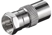 Lydkabel - Pro F-adapter: F male > Coaxial female - 4040849116247