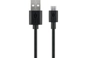 USB - Pro USB-A <-> USB Micro-B - 0.5m - Svart - 4040849386596