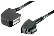 Nettverkskabel - Pro TAE-F extension cable - Svart - 3m - 4040849502422