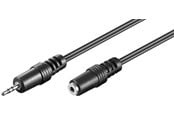 Lydkabel - Pro AUX audio extension cable 2.5 mm stereo - 4040849504587