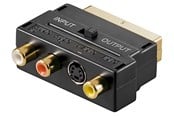 Skjermkabel - Pro SCART to composite audio/video and S-Video adapter IN/OUT - 4040849504990
