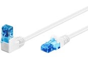 Nettverkskabel - Pro LAN CAT 6A U/UTP 90° - Hvit - 5m - 4040849515392