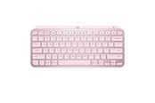 Tastatur - Logitech MX Keys Mini Minimalist Wireless Illuminated Keyboard - Rose - US - Tastatur - Engelsk (USA) - Rosa - 920-010500
