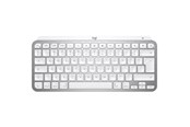 Tastatur - Logitech MX Keys Mini For Mac Wireless Keyboard - Pale Grey - US - Tastatur - Engelsk (USA) - Grå - 920-010526