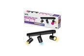 Smarthus - WiZ Imageo Smart Justerbar Spot, 3x LED, Justerbart Varm-til-Kaldt Hvitt lys, svart - 929002658601