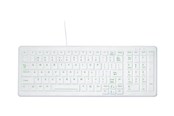 Tastatur - Cherry MedicalKey - Tastatur - Tysk - Hvit - AK-C7000F-U1-W/GE