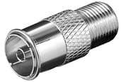 Antennekabler - Pro F-adapter: F female > Coaxial female - 4040849673207
