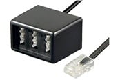 Nettverkskabel - Pro TAE adapter - Svart - 0.2m - 4040849680243