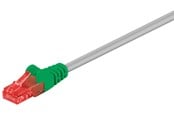 Nettverkskabel - Pro CAT 6 Crossover-patch cable U/UTP - Grå - 1m - 4040849684715