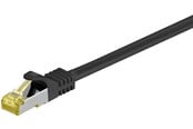 Nettverkskabel - Pro LAN CAT 6A S/FTP - Svart - 1m - 4040849915994