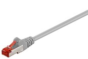 Nettverkskabel - Pro LAN CAT 6 S/FTP - Grå - 1m - 4040849955792