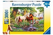 Puslespill - Ravensburger Horses By The Stream 300p - 10112904