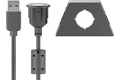 USB - Pro USB-A <-> USB-A - 2m - Svart - 4040849933516
