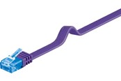Nettverkskabel - Pro CAT 6A U/UTP flat - Purpur - 2m - 4040849963247