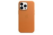 Mobil - Deksel og etui - Apple iPhone 13 Pro Leather Case with MagSafe - Golden Brown - MM193ZM/A
