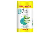 Barbermaskin - Satin Care Accessories Shaving Gel Aloe Vera 2x200 ml - 7702018601899