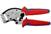 Håndverktøy - KNIPEX Twistor®16, Selvjusterende presstang for endehylser, med dreibart presshode - 97 53 18 SB