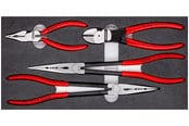 Verktøy - KNIPEX Tang-sett, i skumstoffinnlegg - 00 20 01 V16