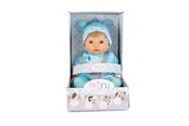 Dukker & Tilbehør - Tiny Treasures Doll with blond hair and blue Hippo outfit - 30268