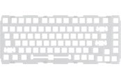Tastatur - Glorious GMMK PRO 75 % Switch Plate - ANSI - Polycarbonate - Upgrade Accessories - Sølv - GLO-ACC-P75-SP-PC
