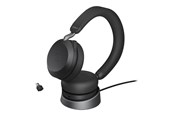 Hodetelefoner - Jabra Evolve2 75 Link380c UC Stereo Stand Black - 27599-989-889
