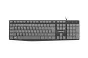 Tastatur - Natec Nautilus - keyboard - US - black - Tastatur - Engelsk (USA) - Grå - NKL-1507