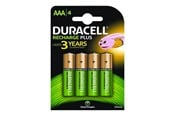 Batteri - DURACELL Recharge Plus NiMH 750mAh Rechargeable AAA Battery 1.2V - 990234
