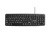 Tastatur - Gembird KB-US-103 - keyboard - QWERTY - US - black - Tastatur - Engelsk (USA) - Svart - KB-US-103