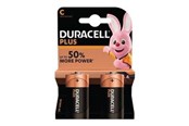Batteri - DURACELL C Plus 2-Pack - 141827