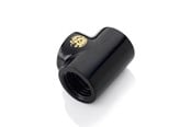 DIY Vannkjøling - Bitspower Matt Black T-Block With Triple IG1/4" - BP-MBTB