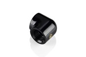 DIY Vannkjøling - Bitspower 90-Degree With Dual Inner G1/4" Extender Fitting (Glorious Black) (2 PCS ) - TA-90DIA-GB