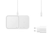 Mobil - Adaptere og ladere - Samsung Wireless Charger Duo (Incl. Power Adapter) - White - EP-P5400TWEGEU