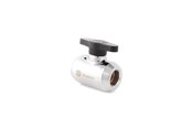 DIY Vannkjøling - Bitspower Silver Shining Mini Valve With Black Handle - BP-MVV-SL
