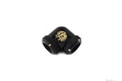 DIY Vannkjøling - Bitspower Matt Black Enhance 90-Degree Dual Multi-Link Adapter For OD 12MM - BP-MBE90DML