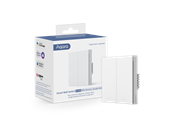 Smarthus - Aqara Smart Wall Switch H1 (with neutral) - Double Rocker - WS-EUK04