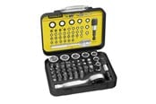 Verktøy - Stanley Set Of 39 1/4" Drive Bits (25mm) + 1 Magnetic Bit Holder With Lock Ring - 1-13-906
