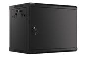 Rackskap - Lanberg WF01-6409-00B - 9U Wall-Mount Rack Cabinet - WF01-6409-00B