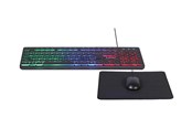 Tastatur - Gembird KBS-UML-01 - keyboard mouse and mouse pad set - US - Tastatur, mus og musematte, sett - Engelsk (USA) - Svart - KBS-UML-01