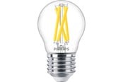 LED-lyspære - Philips LED-lyspære Classic Mini-ball 3.4W/922-927 (40W) Clear WarmGlow Dimmable E27 - 929003013201