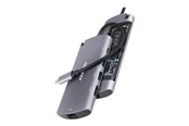 Dokkingstasjon - AXAGON HMC-6M2 - dokkingstasjon - USB-C 3.2 Gen 1 / Thunderbolt 3 - HDMI - GigE - HMC-6M2