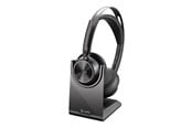 Hodetelefoner - Poly Voyager Focus 2 UC USB-A with Charge Stand for Microsoft Teams - 213727-02