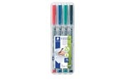 Skrive- & Tegneverktøy - Staedtler Universal pen Lumocolor non-p S 4pc - 311 WP4